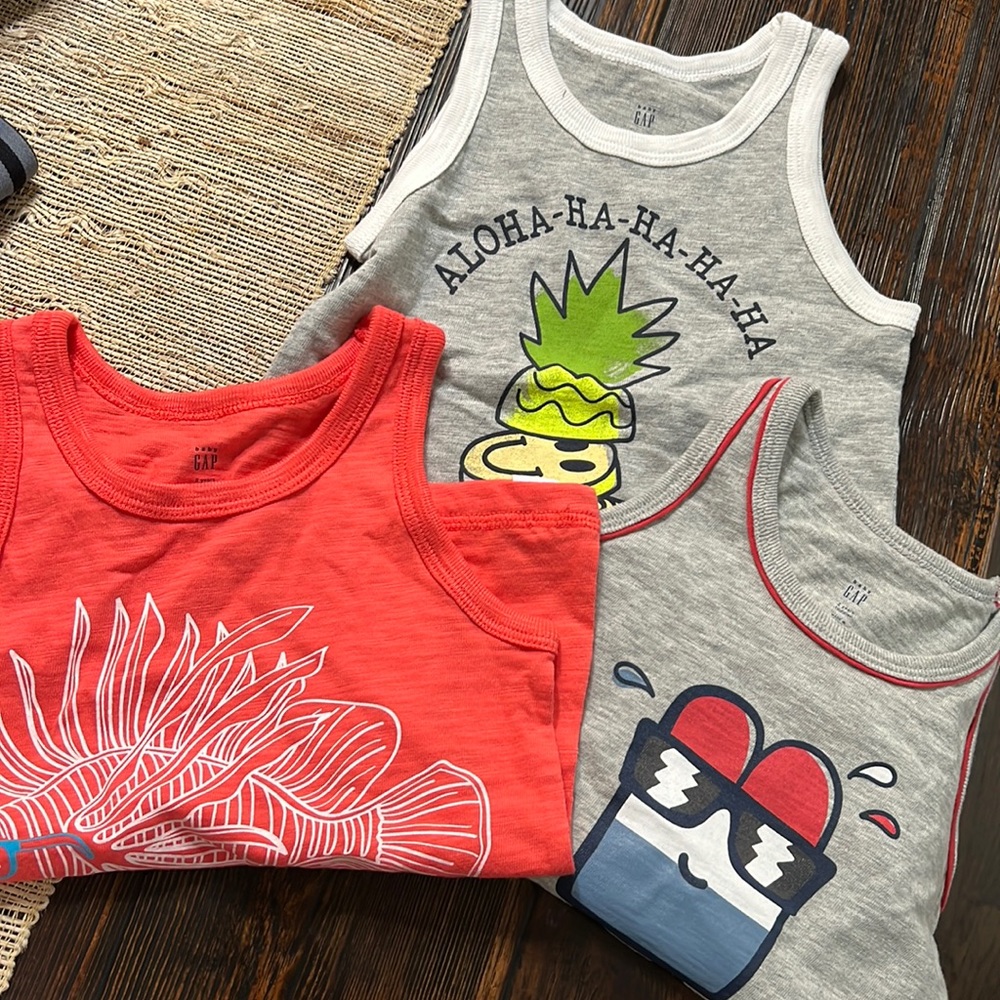 Baby Gap 2T tank tops Brand New Boys.